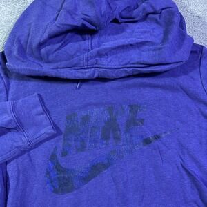 Nike Purple Pullover Hoodie Sweatshirt Women's Size Medium Athletic‎ Casual